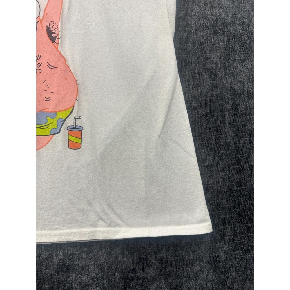 Nickelodeon T Shirt Mens Large White Patrick Star Graphic Living My Truth Cotton - Picture 3 of 9